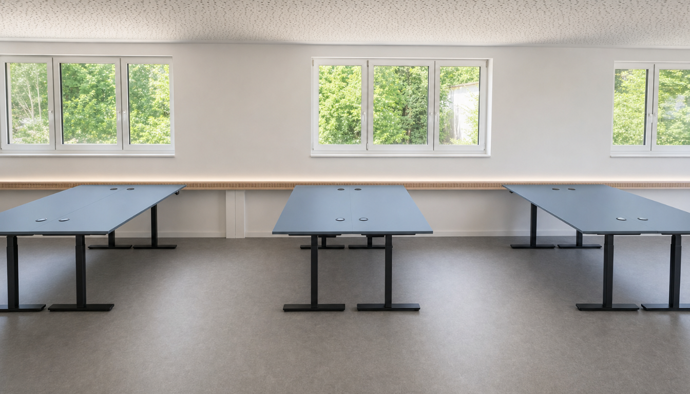 Höhenverstellbare Schreibtische im Büro: Eine Investition in dein Team